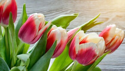 beautiful spring flowers tulips