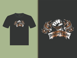 Combat T Shirt Vector Design