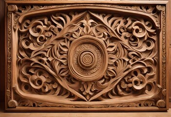 intricate dance of a chisel and mallet, carving intricate patterns into a wooden surface, bringing life to an old piece of furniture