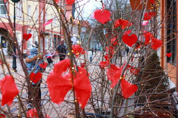 decorations for Valentine's Day on February 14