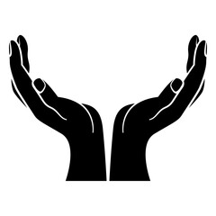 open hands icon
