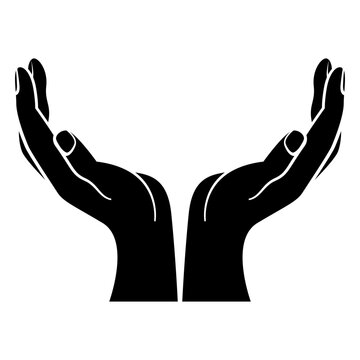 open hands icon