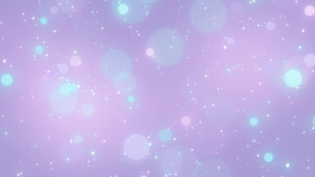 aqua abstract soft bokeh motion background 4k animation, shining colorful particles, shimmering glittering lights
