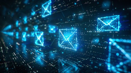 Unknown Emails Screenshots or visual representations of email inboxes flooded with unknown or suspicious emails. potential risks associated with clicking on links or opening attachments