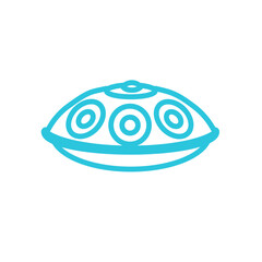 Handpan instrument icon. From blue icon set.