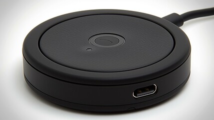 Modern Wireless Charging Pad with USB-C Connection