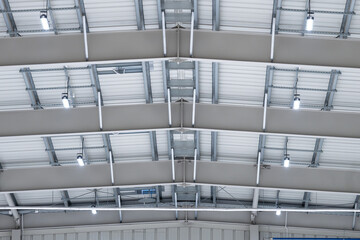 modern LED lighting - warehouse - financial savings and improved brightness