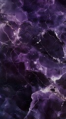 Luxury Marble Texture in dark purple Colors. Panoramic Template for a Smartphone Cover or Wallpaper