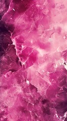 Luxury Marble Texture in fuchsia Colors. Panoramic Template for a Smartphone Cover or Wallpaper - obrazy, fototapety, plakaty