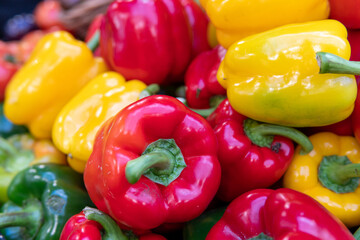 Bell Peppers Close Up
