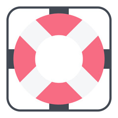 Obraz premium Lifebuoy Icon
