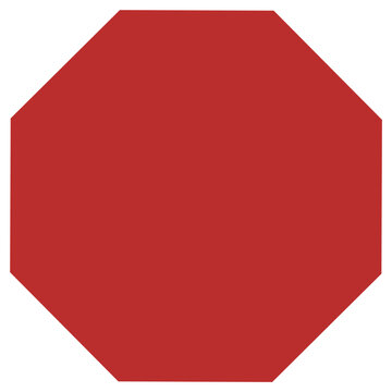Blank Stop Sign