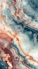 Luxury Marble Texture in multiple Colors. Panoramic Template for a Smartphone Cover or Wallpaper