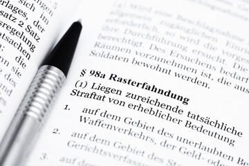 Obraz premium Rasterfahndung