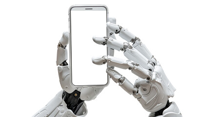 artificial intelligence generating videos, robotic hand with a cell phone isolated, OpenAI, Sora