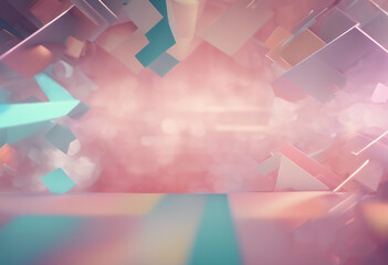 Abstract geometric pastel backgrounds with place for text