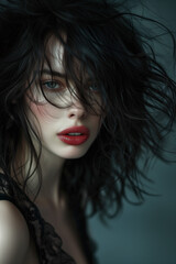 Fototapeta premium Fashion portrait of a beautiful model