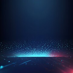 Blue geometric shape abstract technology background