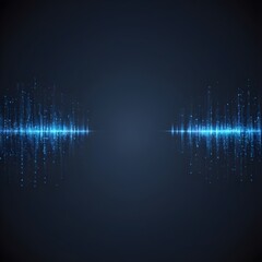 Blue geometric shape abstract technology background