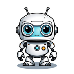 Fototapeta premium Cute little robot