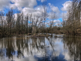 Reflets sur l’Allier.