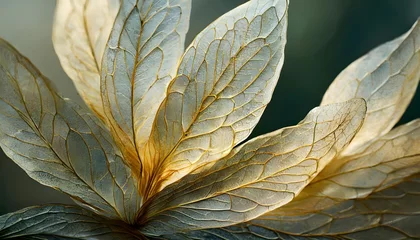 Foto op Plexiglas Beige transparent leaves with natural texture as natural، Nature abstract of flower petals. © Bella