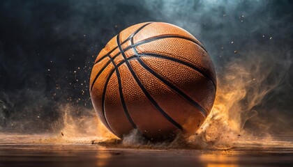 High-quality. Basketball ball over white background.  - 744823792