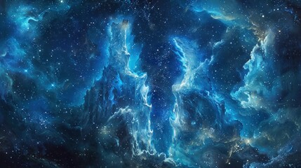 Fototapeta na wymiar abstract sky nebula fantasy galaxy art