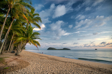 Palm Cove, sunrise at the Palm Cove Beach, Far North Queensland, Australia