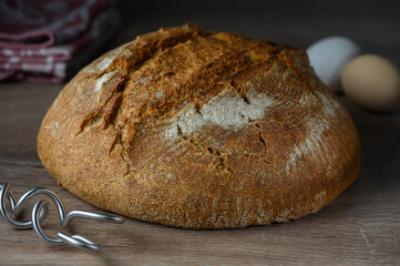 delicious homemade freshly baked bran bread 10