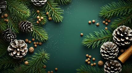 Colorful Christmas border