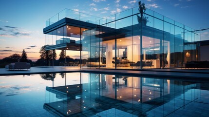 glass modern bullding