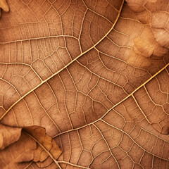 Dry leaf texture and nature background Surface