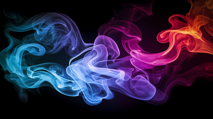 Fototapeta premium Abstract background of smoke or steam