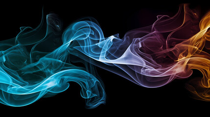 Obraz premium Abstract background of smoke or steam