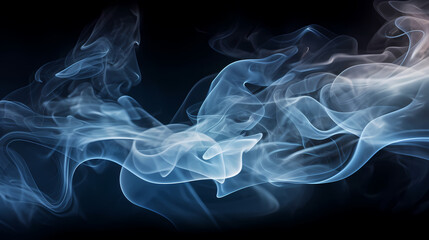 Fototapeta premium Smoke and steam effects overlay