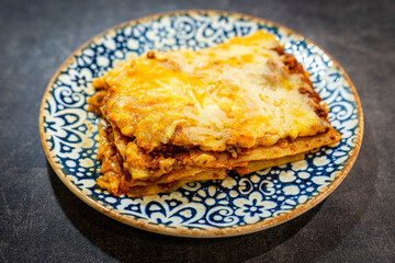 lasaña de carne lasagna bolognese boloñesa