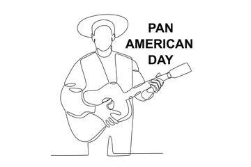 Singer on Pan American Day