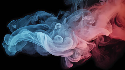 Obraz premium Smoke and steam effects overlay