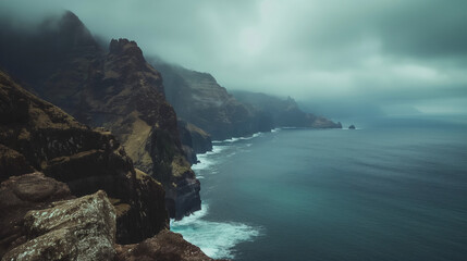 A landscape photography of Madeira island Portugal