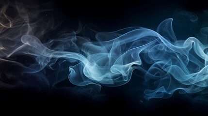 Fototapeta premium Smoke and steam effects overlay