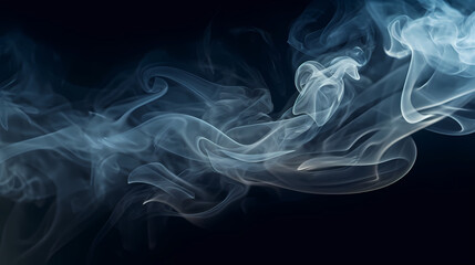 Obraz premium Smoke and steam effects overlay