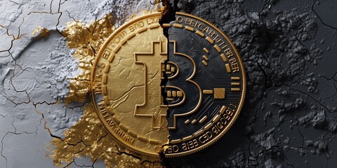 Bitcoin Emerges from Cracked Surface: Cryptocurrency Discovery and Value