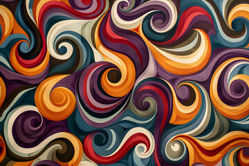 Fototapeta na wymiar Farbexplosion der Kreativität: Lebhafte Muster als inspirierender Hintergrund