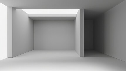 Gray empty room studio gradient used for background and display your product