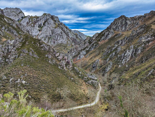 Foces del Raigosu river, Laviana municipality, Asturias, Spain