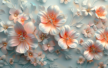floral abstraction background for decoration or wallpaper
