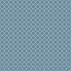 Arabesque Mosaic. Geometric Trellis Tile. Quatrefoil Arabian Ethnic Tesselation. Seamless Persian Pattern. Traditional Seamless Moroccan pattern