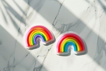 LGBTQ Pride black creators. Rainbow genderqueer colorful medium spring green diversity Flag. Gradient motley colored unorthodox LGBT rights parade festival excitement diverse gender illustration