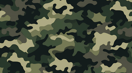 Camouflage seamless pattern
